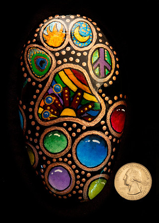 Zentangle Rock #1